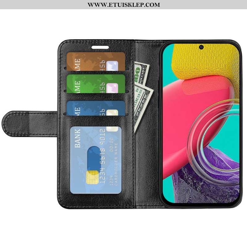 Etui Folio do Samsung Galaxy M53 5G Ultra Sztuczna Skóra